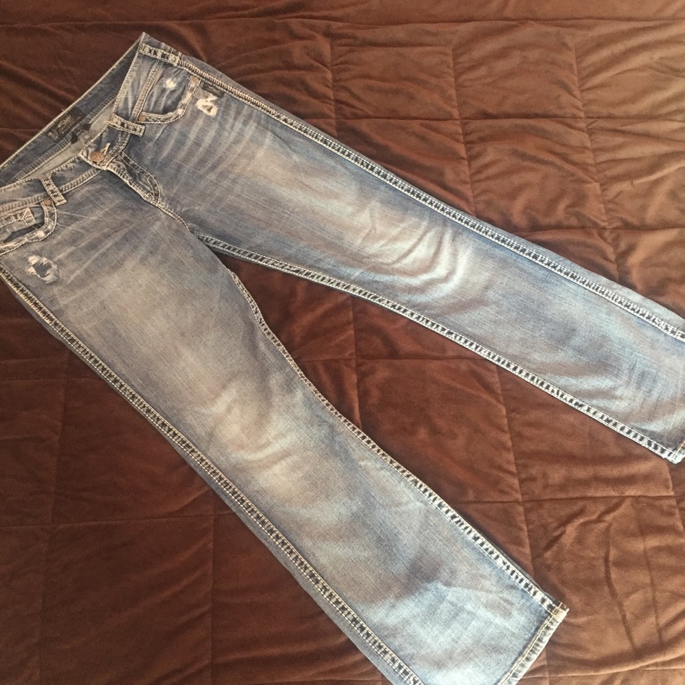 Silver Suki Mid Slim Boot Jeans